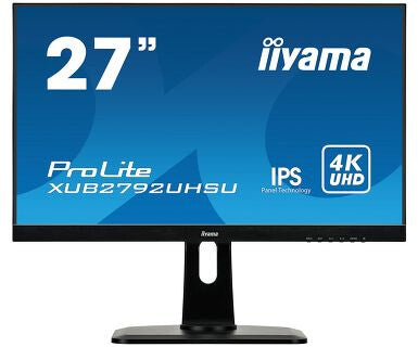 iiyama ProLite XUB2792UHSU-B1 - 68.6 cm (27&quot;) - 3840 x 2160 pixels 4K UHD LED Monitor