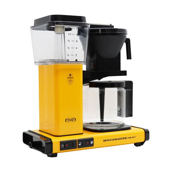 Moccamaster KBG Select - 1.25 Litre Fully-auto Drip coffee maker in Yellow Pepper