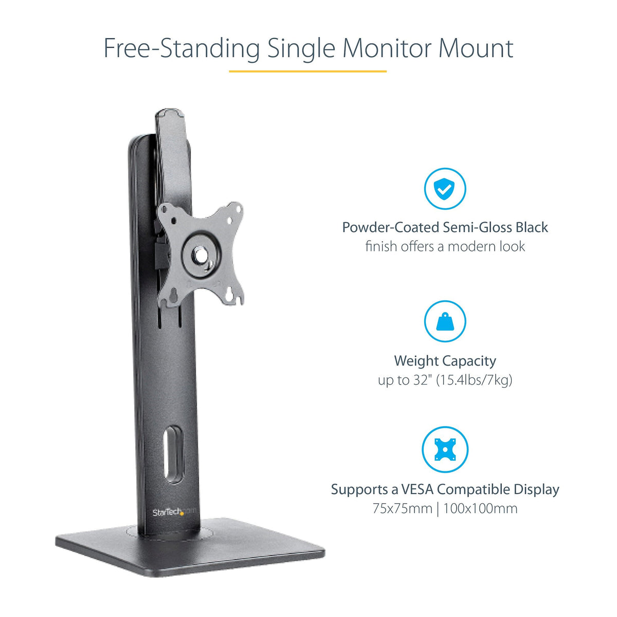 StarTech.com FPPNEUSTND - Desk monitor stand for 81.3 cm (32") to 86.4 cm (34")