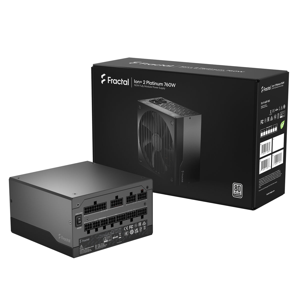 Fractal Design Ion+ 2 - 760W 80+ Platinum Fully Modular Power Supply Unit