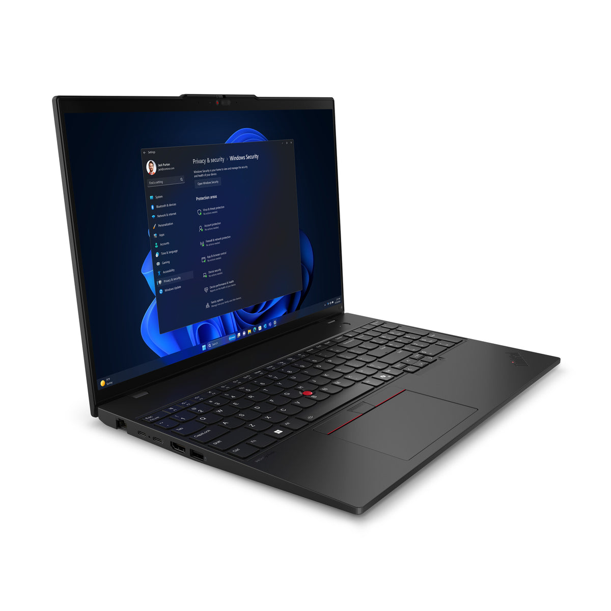Lenovo ThinkPad L16 Laptop - 40.6 cm (16&quot;) - Intel Core Ultra 7 155U - 16 GB DDR5-SDRAM - 512 GB SSD - Wi-Fi 6E - Windows 11 Pro - Black