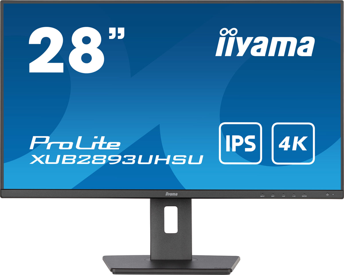 iiyama ProLite XUB2893UHSU-B5 - 71.1 cm (28") - 3840 x 2160 pixels 4K UHD LED Monitor