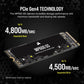 Corsair MP600 GS - PCI Express 4.0 3D TLC NAND NVMe M.2 SSD - 500 GB
