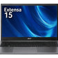Acer Extensa 15 Laptop - 39.6 cm (15.6") - AMD Ryzen™ 3 7320U - 8 GB DDR5-SDRAM - 256 GB SSD - Wi-Fi 6 - Windows 11 Pro - Grey