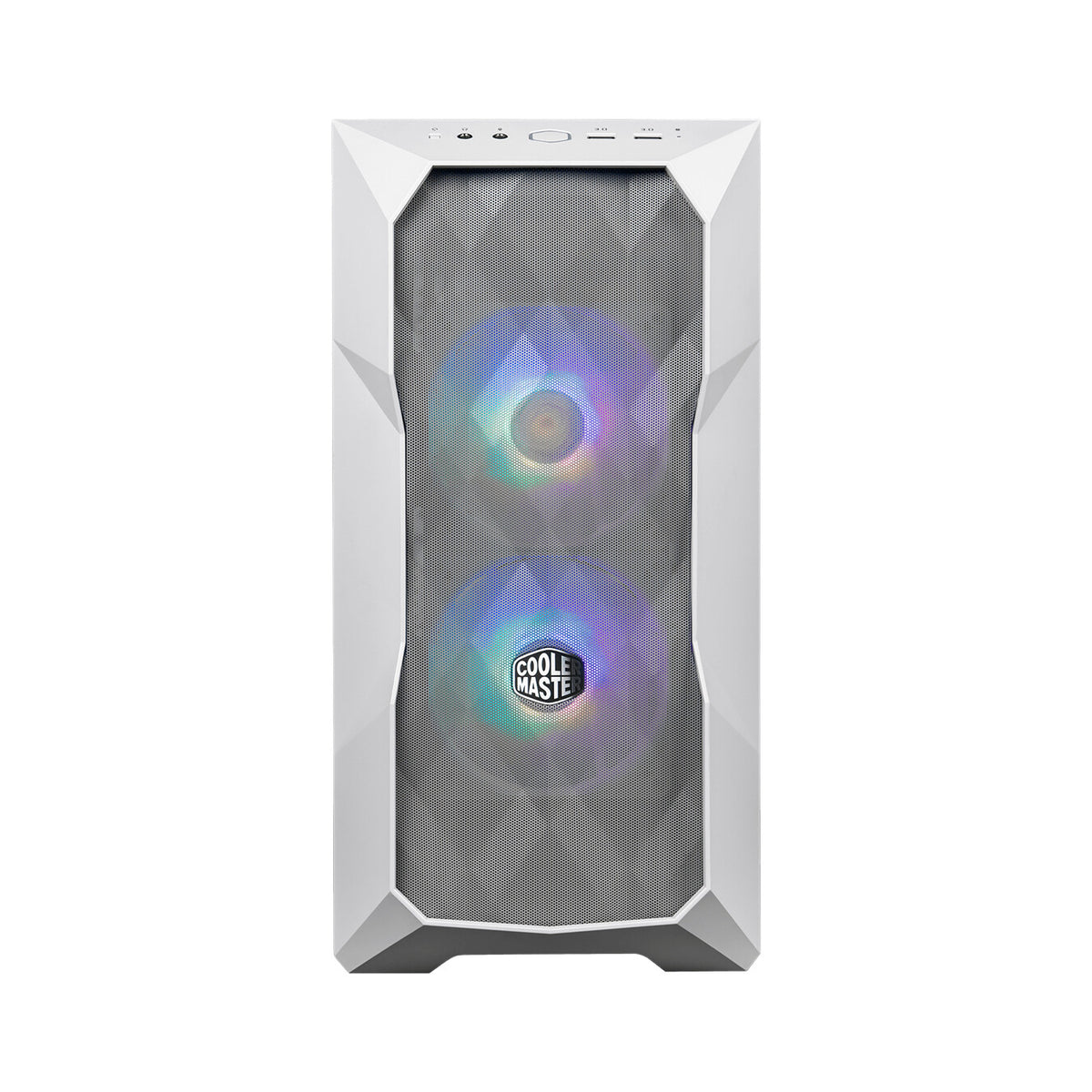 Cooler Master TD300 Mesh - MicroATX Mini Tower Case in White