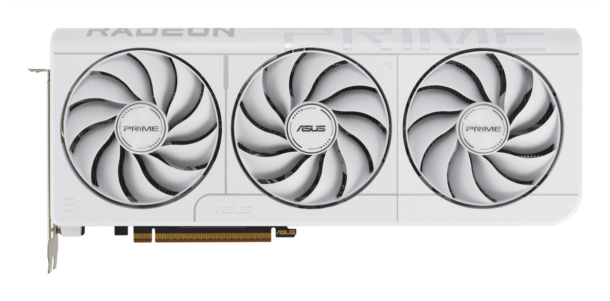 ASUS Prime -RX9070XT-O16G-WHITE AMD Radeon RX 9070 XT 16 GB GDDR6