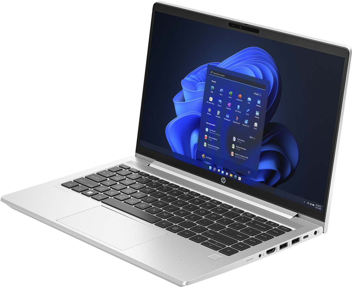 HP ProBook 445 G10 Laptop - 35.6 cm (14&quot;) - AMD Ryzen™ 5 7530U - 8 GB DDR4-SDRAM - 256 GB SSD - Wi-Fi 6E - Windows 10 Pro - Silver