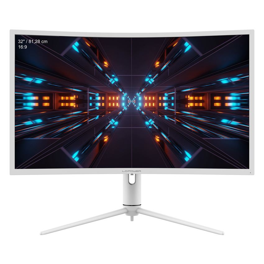 LC-Power LC-M32-QHD-165-C-K computer monitor 81.3 cm (32") 2560 x 1440 pixels Quad HD LCD White