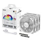 ASUS TUF GAMING TR120 ARGB - Computer Case Fan in White - 120mm (Pack of 3)