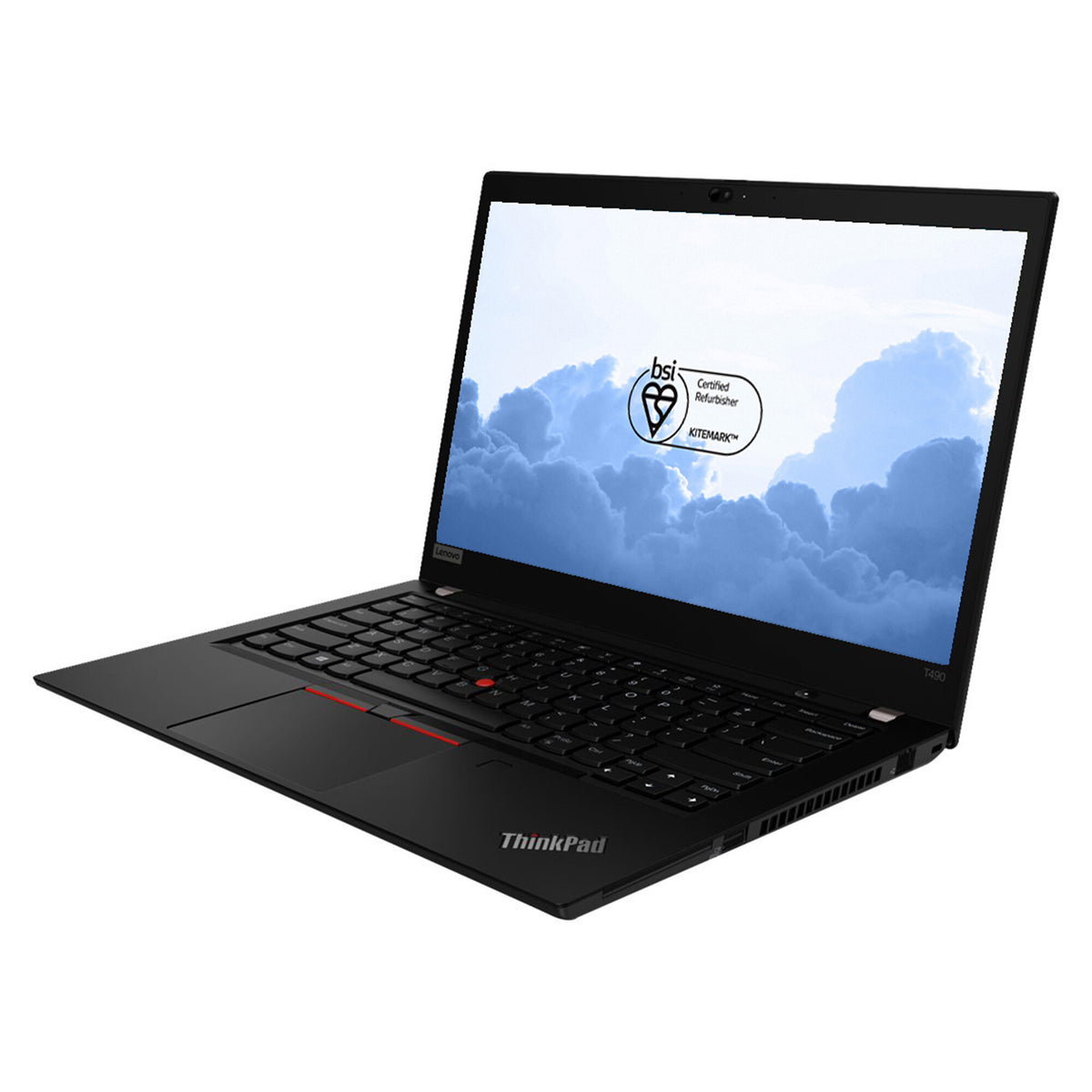 Lenovo ThinkPad T490 Laptop - 35.6 cm (14") - Intel® Core™ i5-8265U - 16 GB DDR4-SDRAM - 256 GB SSD - Wi-Fi 5 - Windows 11 Pro - Black - Refurbished