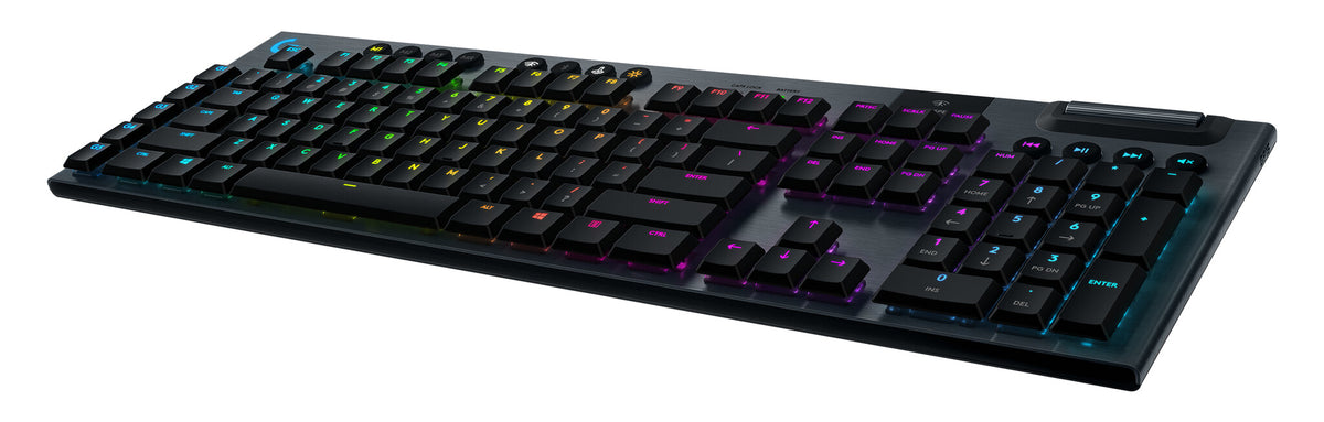 Logitech G - G915 LIGHTSPEED - RF Wireless + Bluetooth RGB Mechanical Gaming Keyboard in Black (QWERTY UK)