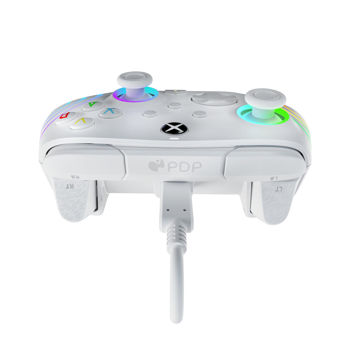 PDP Afterglow Wave - Wired Controller for PC / Xbox Series X|S in White