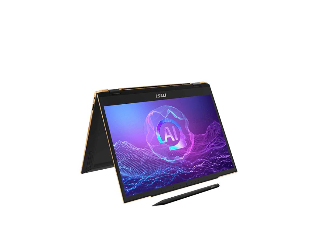 MSI SUMMIT 13 AI EVO Hybrid (2-in-1) - 33.8 cm (13.3&quot;) - Touchscreen - Intel Core Ultra 7 255H - 32 GB LPDDR5-SDRAM - 1 TB SSD - Wi-Fi 7 - Windows 11 Home - Black
