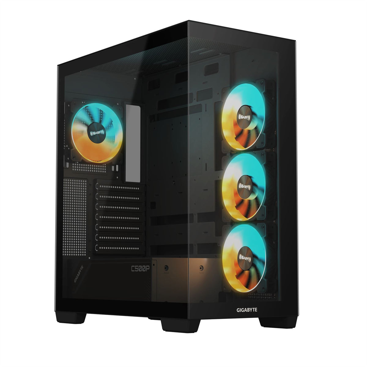 Gigabyte C500 PANORAMIC STEALTH - ATX Mid Tower Case in Black