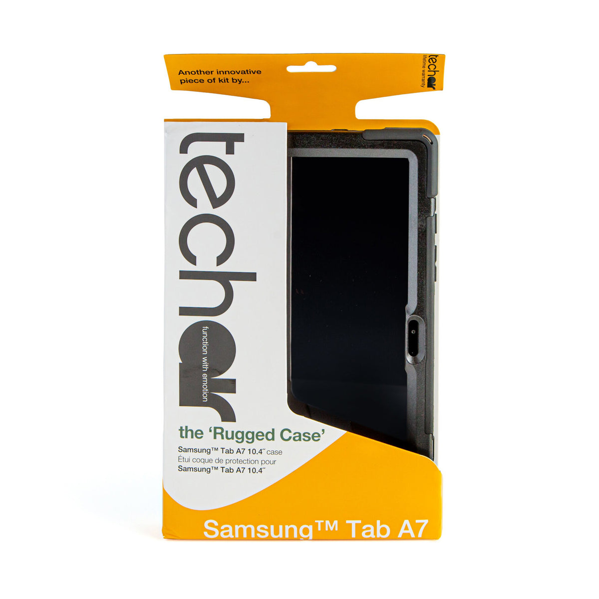 Techair Rugged Case for Galaxy Tab A7 in Black