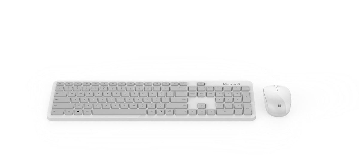 Microsoft Bluetooth Desktop keyboard Mouse included White