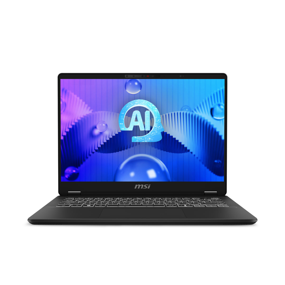 MSI Prestige 14 AI Studio Laptop - 35.6 cm (14&quot;) - Intel Core Ultra 7 155H - 32 GB DDR5-SDRAM - 1 TB SSD - NVIDIA GeForce RTX 4050 - Wi-Fi 7 - Windows 11 Pro - Grey