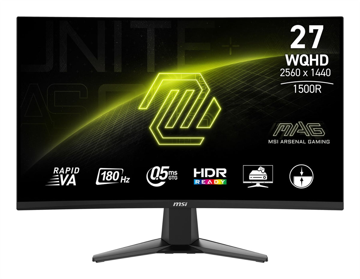 MSI MAG 27CQ6F - 68.6 cm (27&quot;) - 2560 x 1440 pixels QHD LCD Monitor