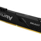 Kingston Technology FURY Beast Black - 16 GB 1 x 16 GB 3200MT/s DDR4 memory module