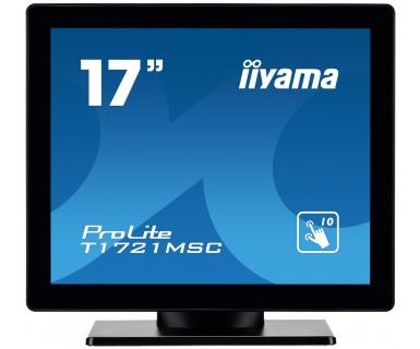 iiyama ProLite T1721MSC-B1 Computer Monitor 43.2 cm (17") 1280 x 1024 pixels SXGA LED Touchscreen Tabletop Black