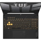 ASUS TUF Gaming F15 Laptop - 39.6 cm (15.6") - Intel® Core™ i7-13620H - 16 GB DDR5-SDRAM - 512 GB SSD - NVIDIA GeForce RTX 4050 - Wi-Fi 6 - Windows 11 Home - Black / Grey