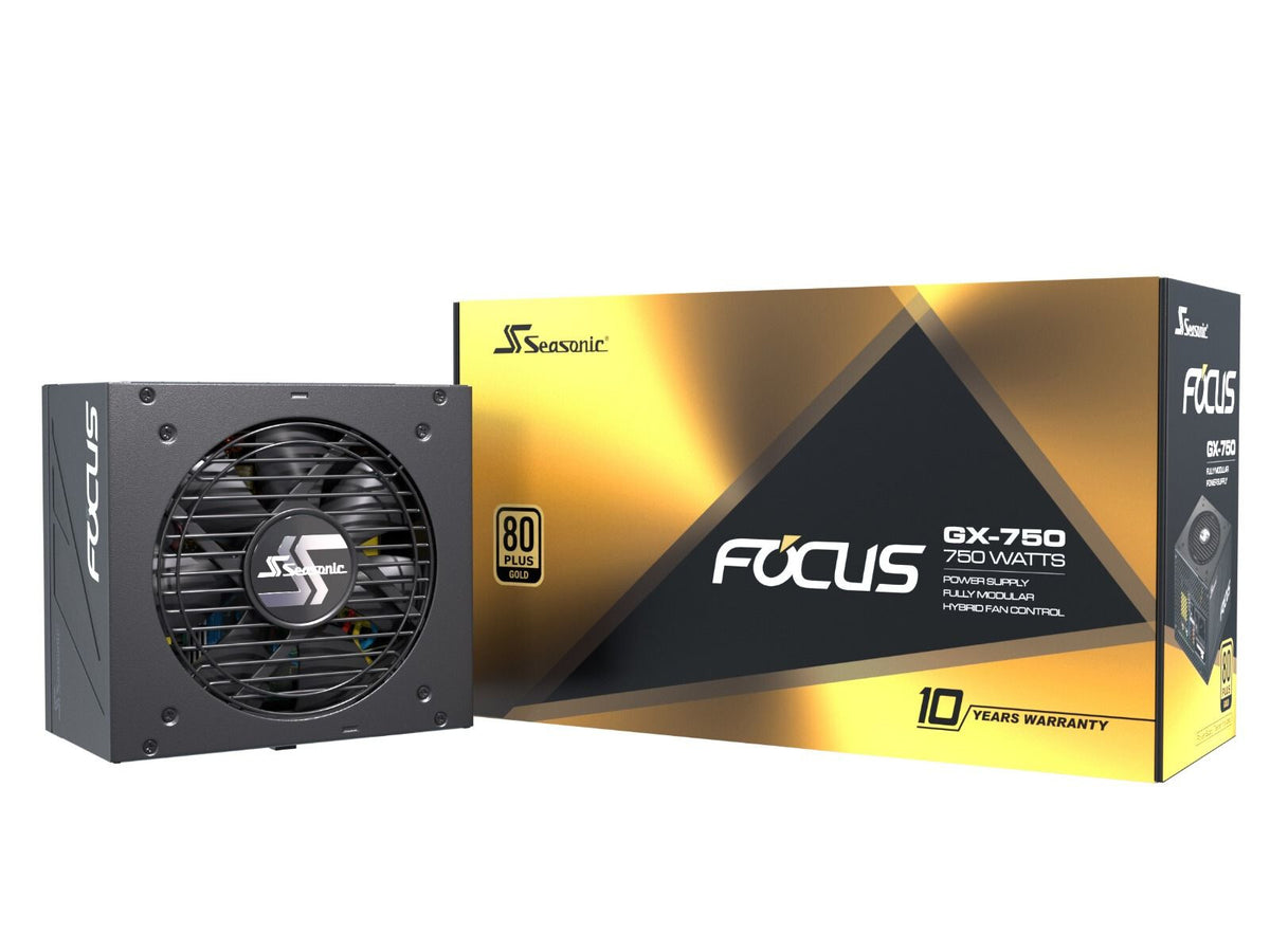 Seasonic FOCUS GX - 750W 80+ Gold Fully Modular Power Supply Unit