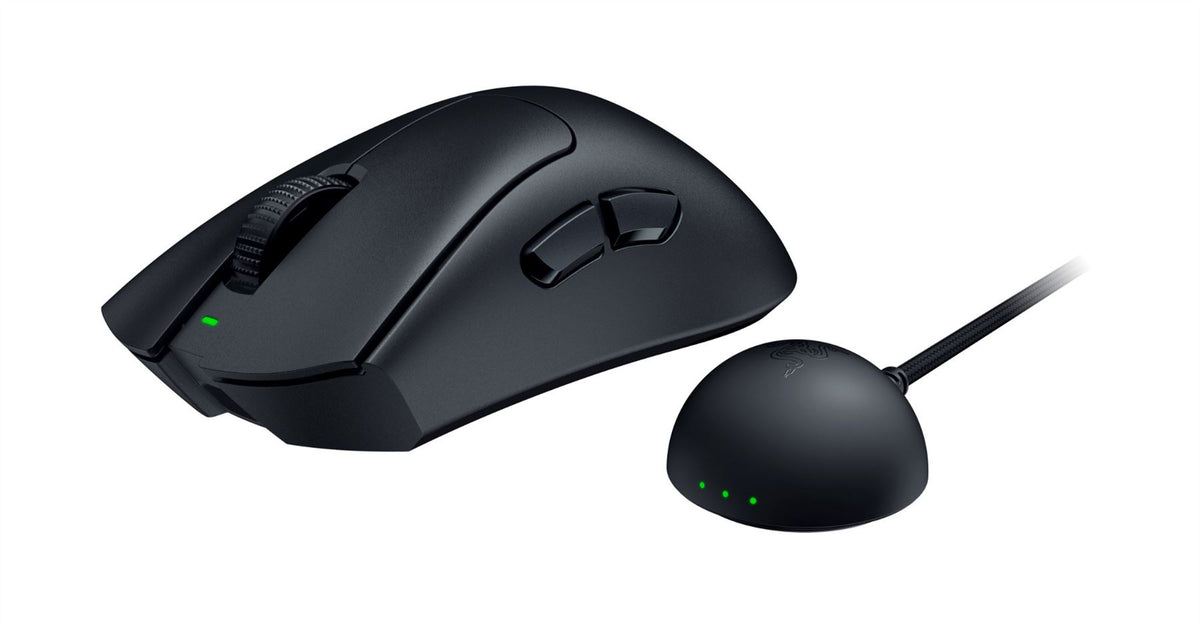 Razer DeathAdder V4 Pro mouse Gaming Right-hand RF Wireless + USB Type-A Optical 45000 DPI