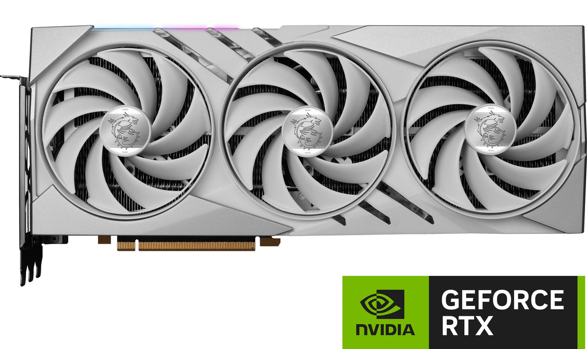 MSI GeForce GAMING X SLIM WHITE - NVIDIA 16 GB GDDR6X RTX 4080 SUPER graphics card