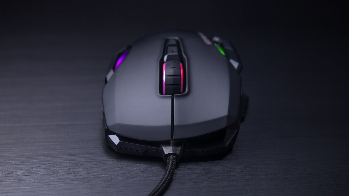 ROCCAT Kone AIMO Remastered - Wired USB Type-A Optical Gaming Mouse in Black - 16,000 DPI