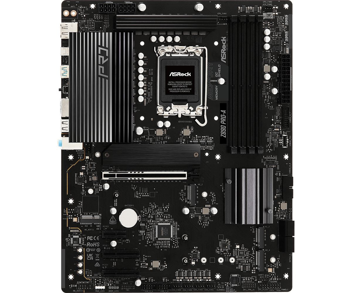 Asrock Z890 Pro-A ATX motherboard - Intel Z890 LGA 1851