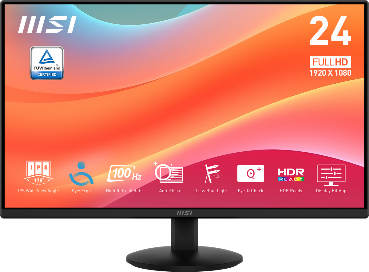 MSI Pro MP242L - 60.5 cm (23.8") - 1920 x 1080 pixels FHD LCD Monitor