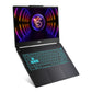 MSI Cyborg 15 Laptop - 39.6 cm (15.6") - Intel® Core™ i5-12450H - 8 GB DDR5-SDRAM - 512 GB SSD - NVIDIA GeForce RTX 2050 - Wi-Fi 6 - Windows 11 Home - Black