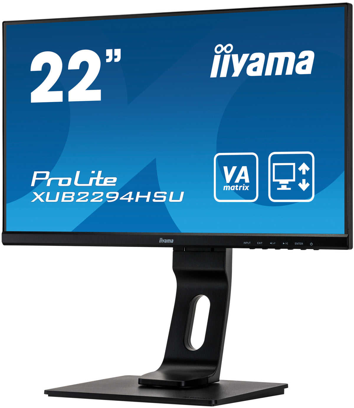 iiyama ProLite XUB2294HSU-B1 - 54.6 cm (21.5") - 1920 x 1080 pixels FHD LED Monitor