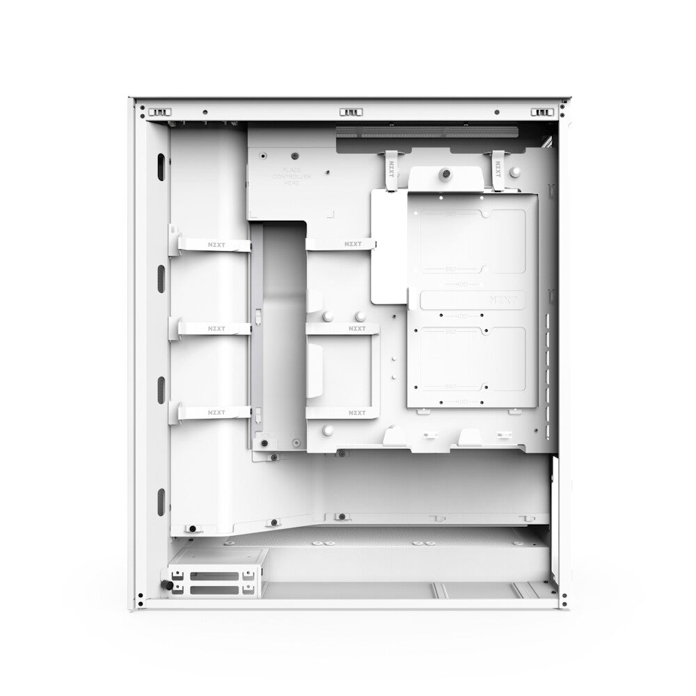NZXT H7 Flow (2024) - ATX Mid Tower Case in White