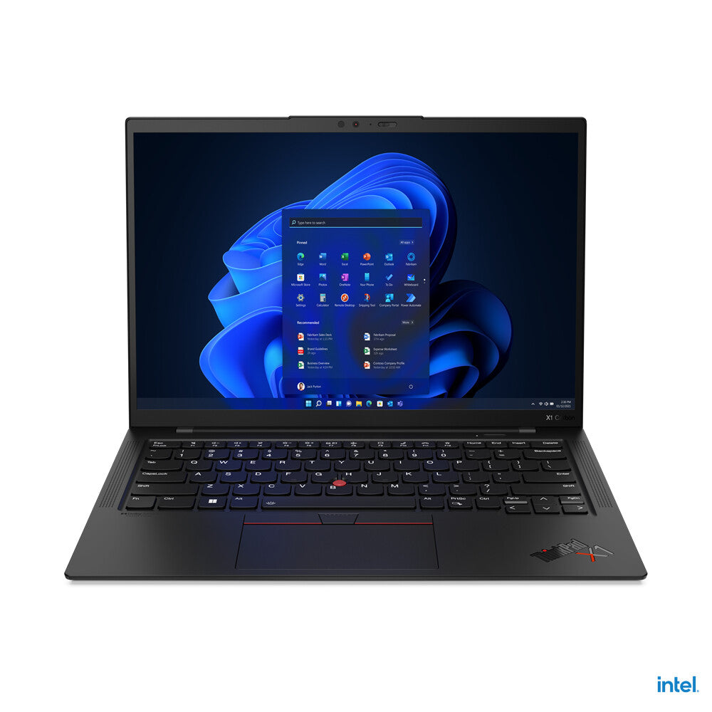 Lenovo ThinkPad X1 Carbon Gen 10 Laptop - 35.6 cm (14") - Intel® Core™ i7-1260P - 16 GB LPDDR5-SDRAM - 512 GB SSD - Wi-Fi 6E - Windows 11 Pro - Black