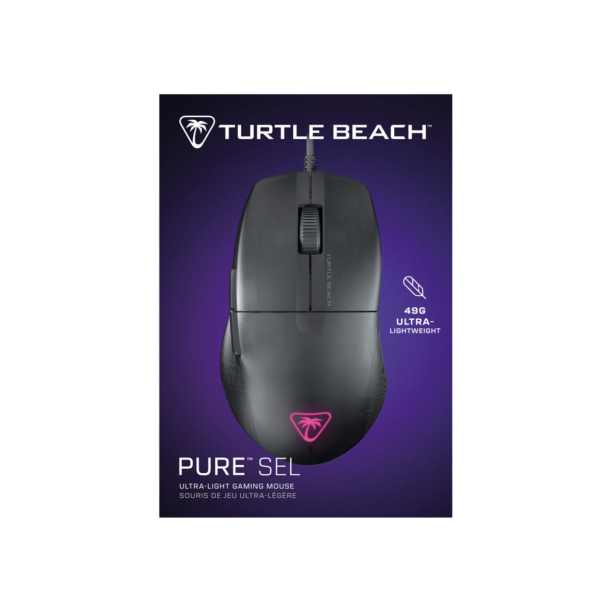 Turtle Beach Pure SEL - Ultra-Light RGB Gaming Mouse in Black - 8,000 DPI