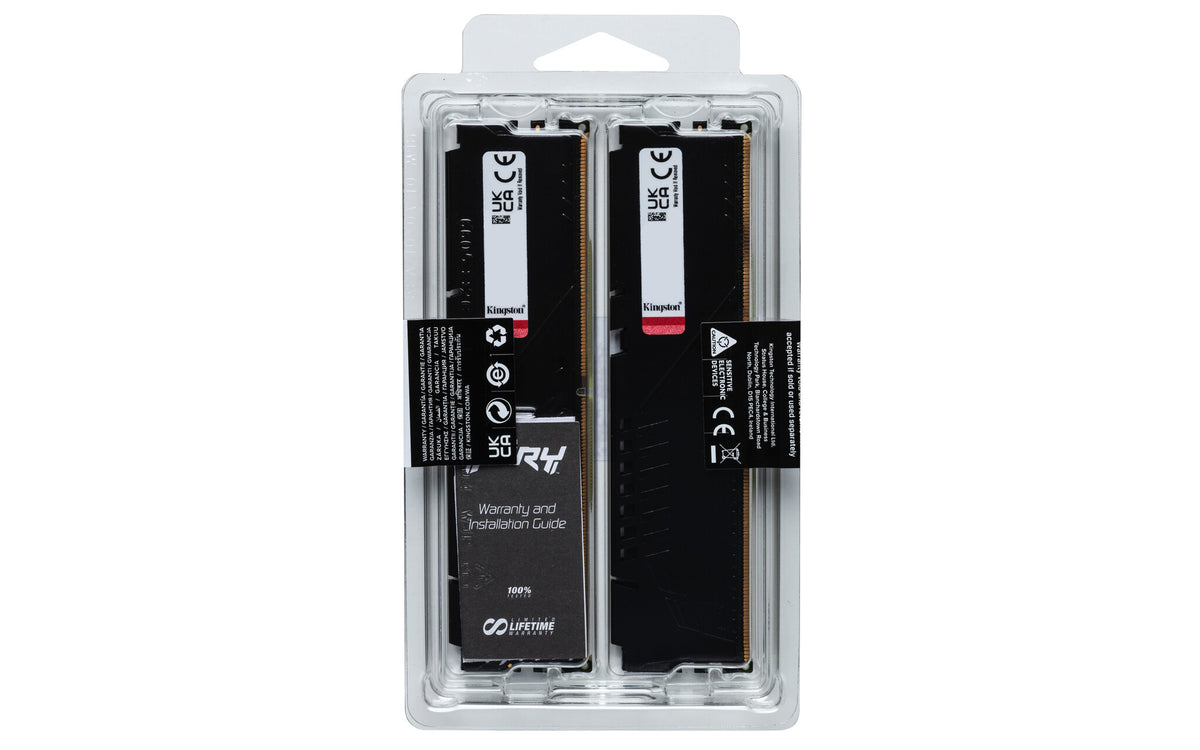 Kingston Technology FURY Beast Black - 16 GB 2 x 8 GB 6000MT/s DDR5 memory module