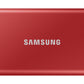 Samsung Portable SSD T7 in Red - 500 GB