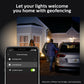 Philips Hue Lily Outdoor Lights Base Kit in Black - White and colour ambience (Pack of 3 & Bridge)