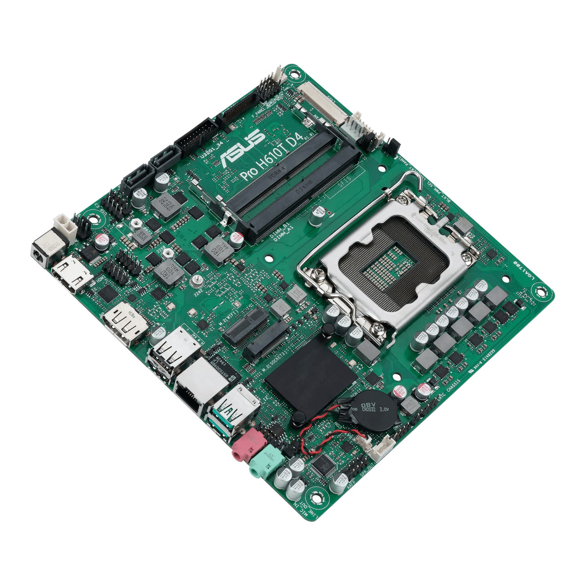ASUS Pro H610T D4-CSM mini ITX motherboard - Intel H610 LGA 1700