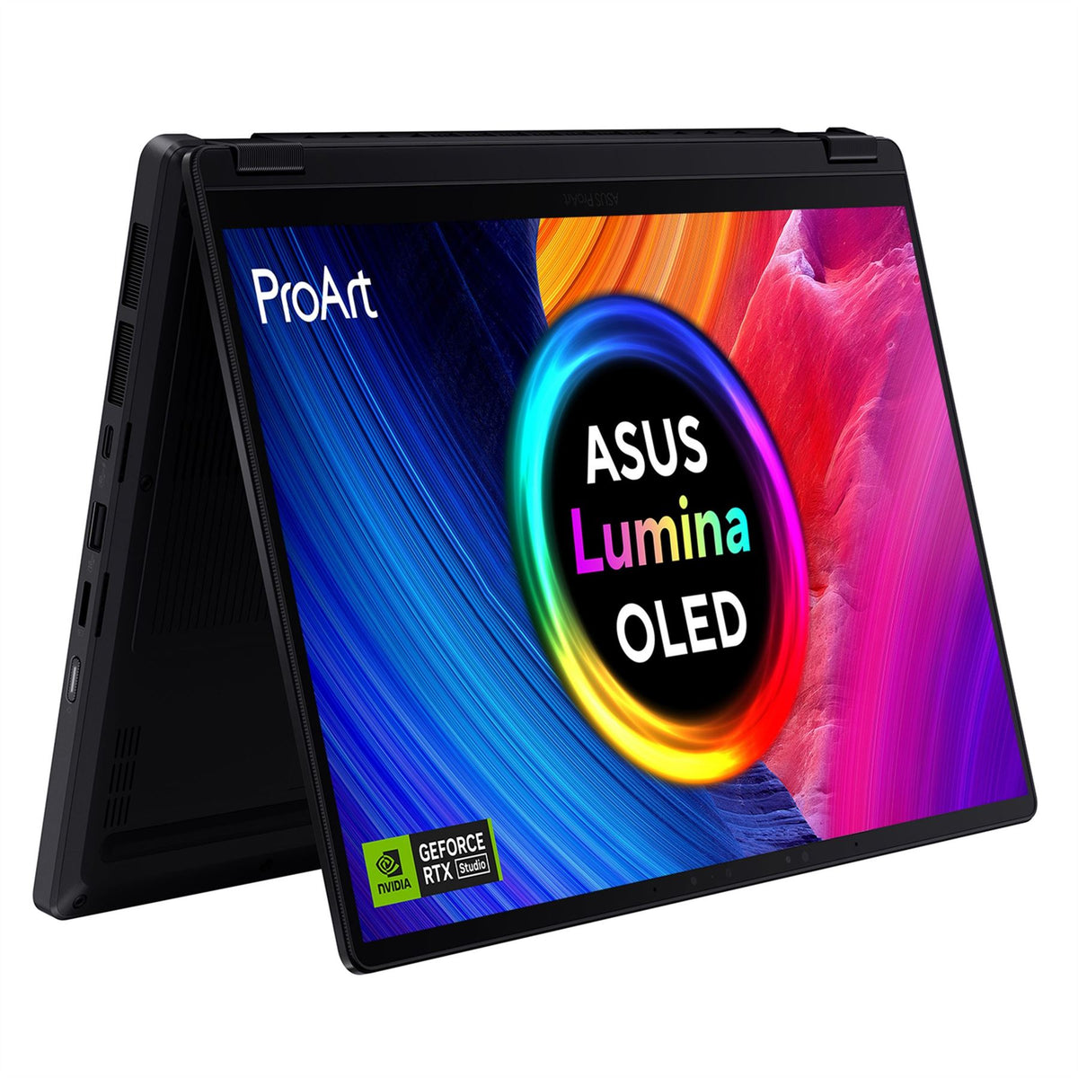 ASUS ProArt PX13 Hybrid (2-in-1) - 33.8 cm (13.3&quot;) - Touchscreen - AMD Ryzen AI 9 HX 370 - 32 GB LPDDR5x-SDRAM - 2 TB SSD - NVIDIA GeForce RTX 4070 - Wi-Fi 7 - Windows 11 Home - Black