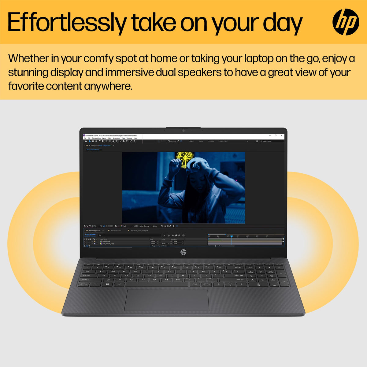 HP 15-FC0018NA Laptop - 39.6 cm (15.6") - AMD Ryzen™ 3 7320U - 4 GB LPDDR5-SDRAM - 128 GB SSD - Wi-Fi 6 - Windows 11 Home in S mode - Black