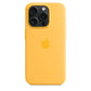 Apple MWNK3ZM/A - Silicone Case with MagSafe for iPhone 15 Pro in Sunshine