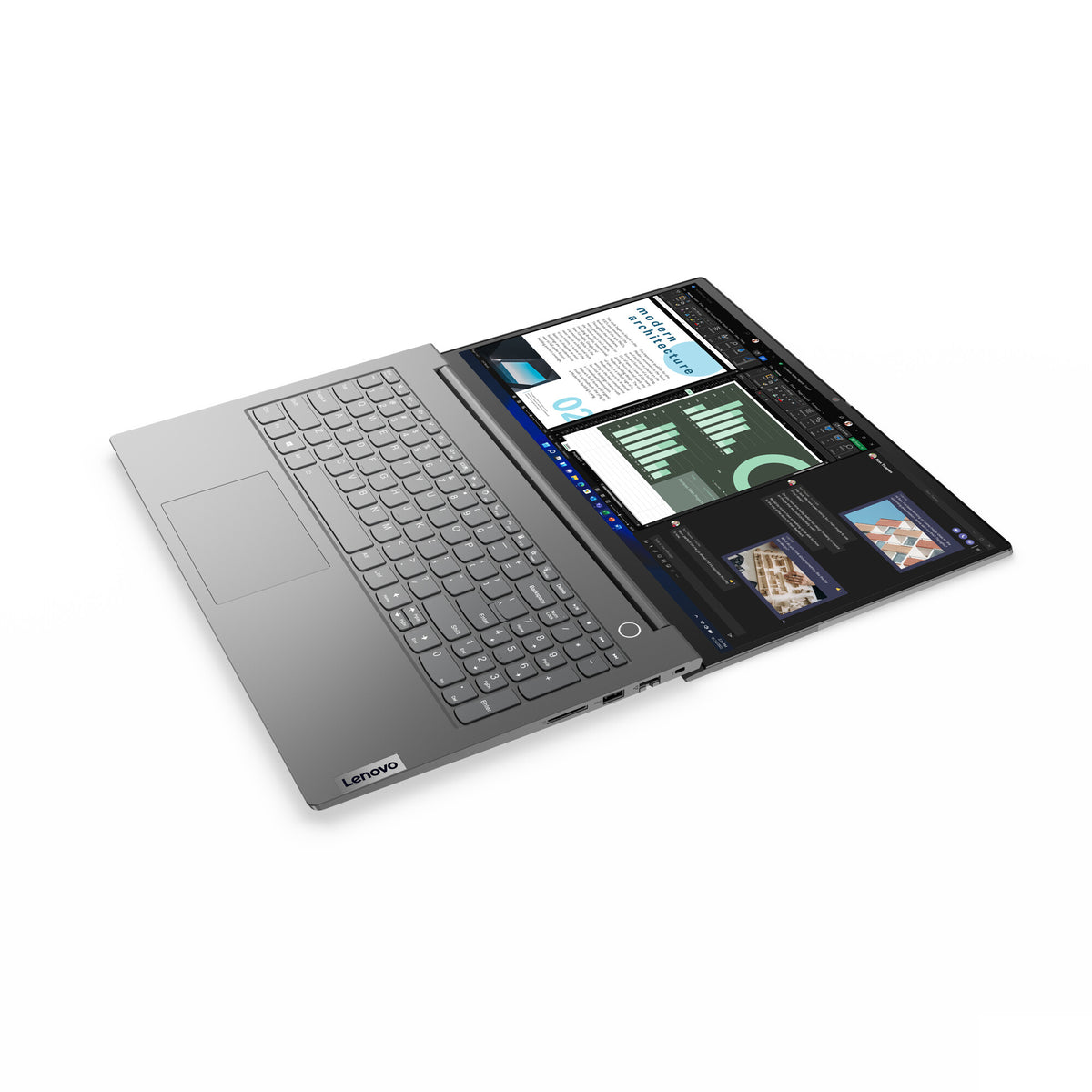 Lenovo ThinkBook 15 G4 ABA Laptop - 39.6 cm (15.6&quot;) - AMD Ryzen™ 5 5625U - 8 GB DDR4-SDRAM - 256 GB SSD - Wi-Fi 6 - Windows 11 Pro - Grey