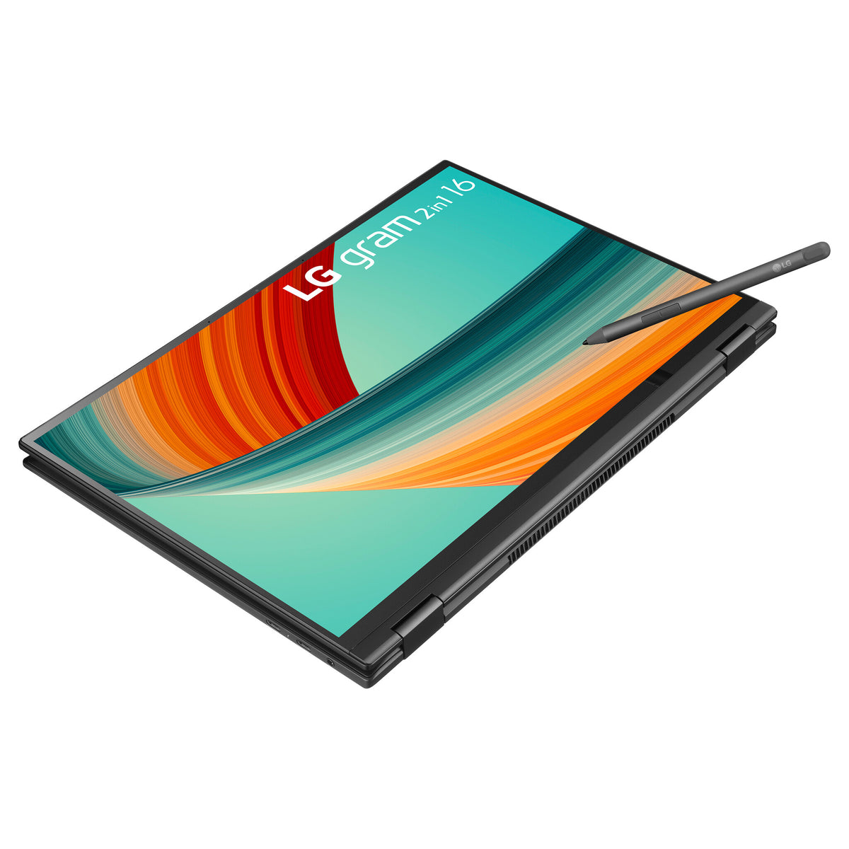 LG Gram 16T90R-K.AA78A1 Hybrid (2-in-1) - 40.6 cm (16") - Touchscreen - Intel® Core™ i7-1360P - 16 GB LPDDR5-SDRAM - 1 TB SSD - Wi-Fi 6E - Windows 11 Home - Black