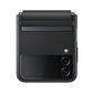 Samsung Flap Leather Cover for Galaxy Z Flip4 in Black