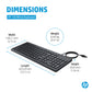 Hewlett Packard 150 - USB Wired Keyboard