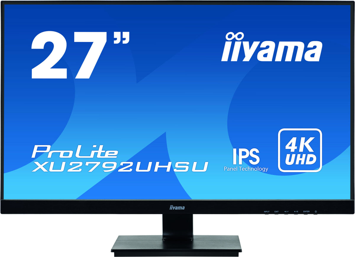 iiyama ProLite XU2792UHSU-B1 - 68.6 cm (27") - 3840 x 2160 pixels 4K UHD Monitor