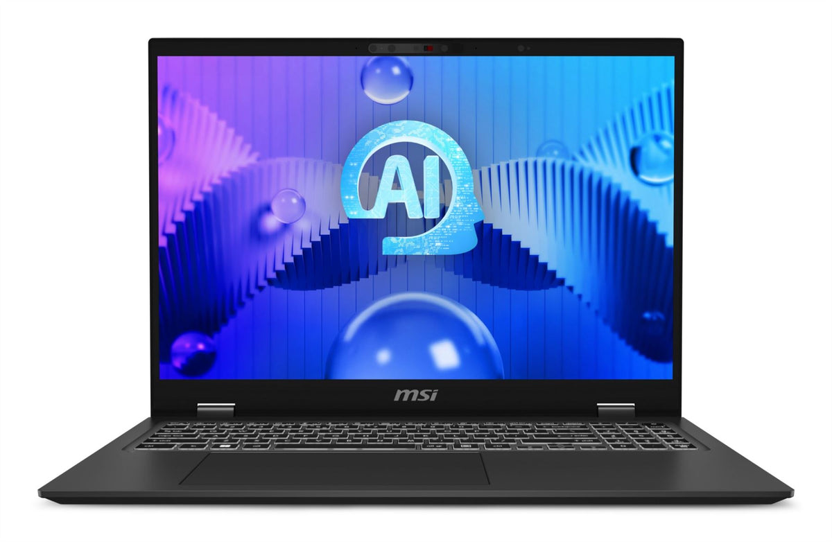 MSI Prestige 16 AI STUDIO Laptop - 40.6 cm (16&quot;) - Intel Core Ultra 9 185H - 32 GB LPDDR5-SDRAM - 1 TB SSD - NVIDIA GeForce RTX 4060 - Wi-Fi 7 - Windows 11 Pro - Grey