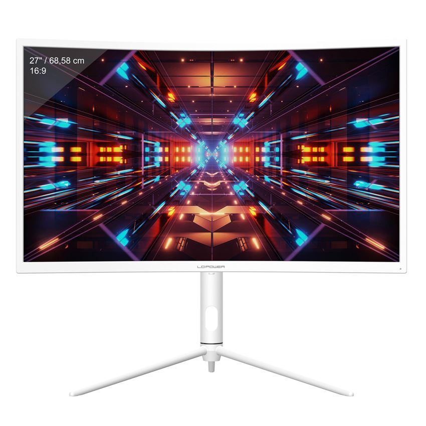 LC-Power LC-M27-QHD-240-C-K computer monitor 68.6 cm (27") 2560 x 1440 pixels Quad HD White